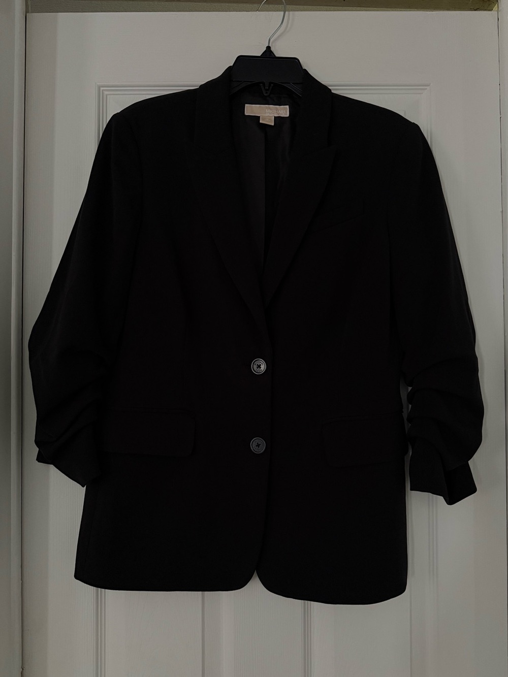 Michael Kors Women's Black Two-Button Blazer